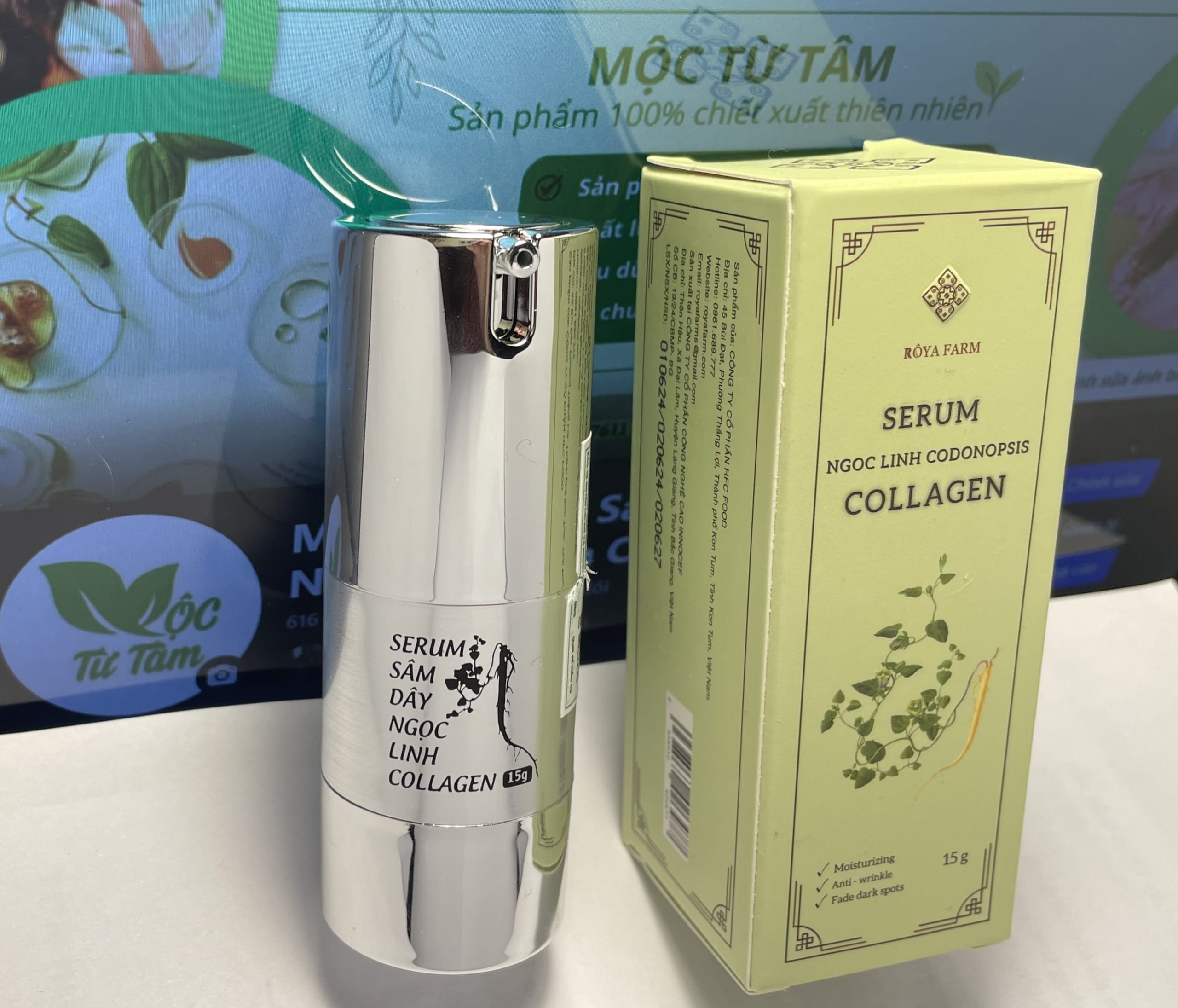 Serum sâm dây Ngọc Linh collagen Serum sâm dây Ngọc Linh collagen